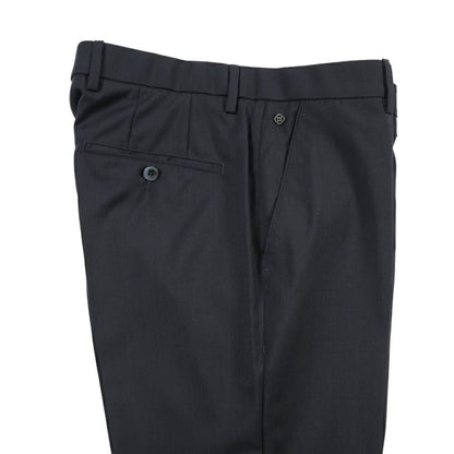 SALE｜GTA “NIKKO” ヴァージンウール100% ウエストバンド付きノータックスラックス / SLIM FIT ネイビー 48 | GUARDAROBA MILANO OFFICIAL STORE