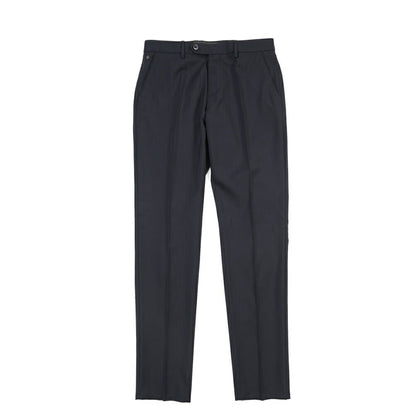 SALE｜GTA “NIKKO” ヴァージンウール100% ウエストバンド付きノータックスラックス / SLIM FIT ネイビー 48 | GUARDAROBA MILANO OFFICIAL STORE