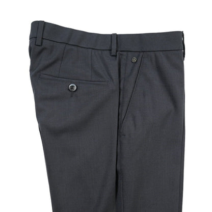 SALE｜GTA “NIKKO” ビスコース混ウール ノータックスラックス / SLIM FIT ネイビー 48 | GUARDAROBA MILANO OFFICIAL STORE