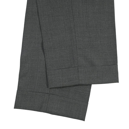 SALE｜GTA “RICCARDO” ヴァージンウール100% ウエストバンド付きワンタックスラックス / SLIM FIT ダークグレー 50 | GUARDAROBA MILANO OFFICIAL STORE