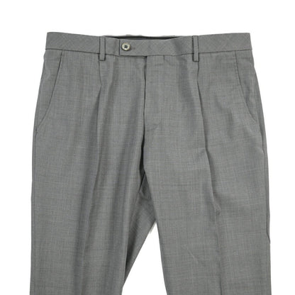 SALE｜GTA “RICCARDO” ヴァージンウール100% ウエストバンド付きワンタックスラックス / SLIM FIT グレー 52 | GUARDAROBA MILANO OFFICIAL STORE