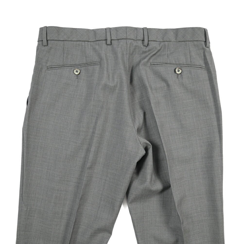 SALE｜GTA “RICCARDO” ヴァージンウール100% ウエストバンド付きワンタックスラックス / SLIM FIT グレー 52 | GUARDAROBA MILANO OFFICIAL STORE