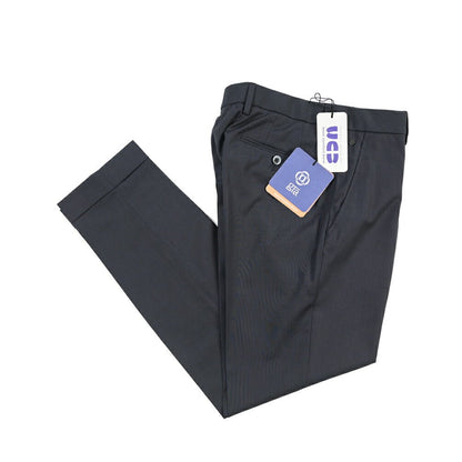 SALE｜GTA “RICCARDO” ビスコース混ウール ワンタックスラックス / SLIM FIT ネイビー 46 | GUARDAROBA MILANO OFFICIAL STORE