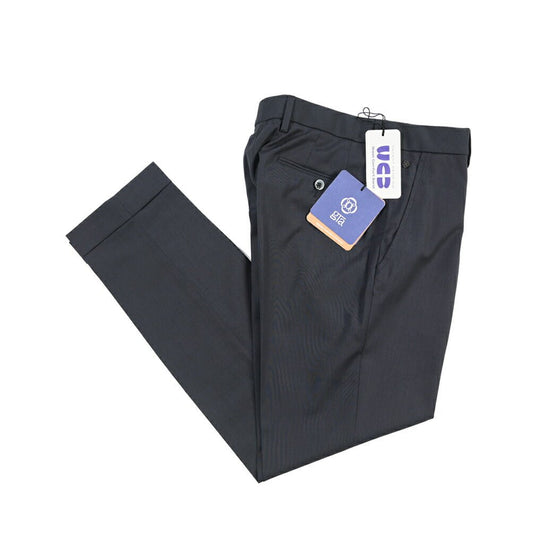 SALE｜GTA “RICCARDO” ビスコース混ウール ワンタックスラックス / SLIM FIT ネイビー 46 | GUARDAROBA MILANO OFFICIAL STORE
