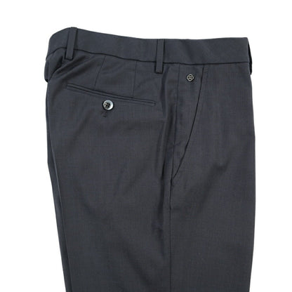 SALE｜GTA “RICCARDO” ビスコース混ウール ワンタックスラックス / SLIM FIT ネイビー 46 | GUARDAROBA MILANO OFFICIAL STORE