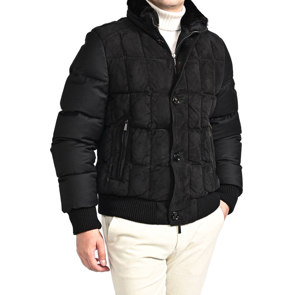 SALE｜MOORER ムーレー / AGON-URL 異素材コンビ ダウンジャケット