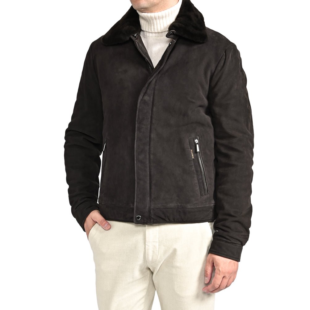 SALE｜MOORER "ANFOSSI - UR" スエードレザー 中綿フライトジャケット｜420485｜GUARDAROBA MILANO OFFICIAL STORE