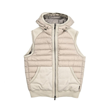 SALE｜MOORER ARDEN - S3F ナイロン/コットン フード付き切り替えグースダウンベスト｜436757｜GUARDAROBA MILANO OFFICIAL STORE
