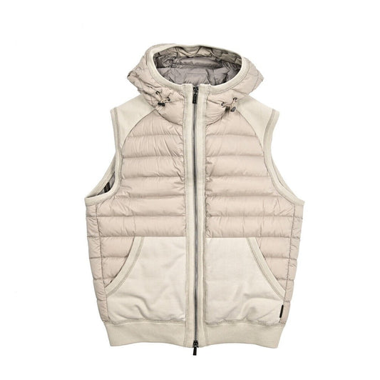 SALE｜MOORER ARDEN - S3F ナイロン/コットン フード付き切り替えグースダウンベスト｜436757｜GUARDAROBA MILANO OFFICIAL STORE