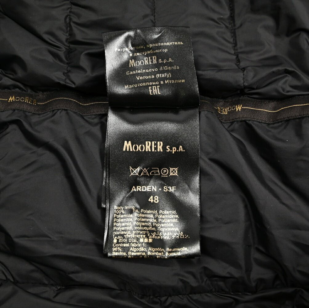 SALE｜MOORER ARDEN - S3F ナイロン/コットン フード付き切り替えグースダウンベスト｜436758｜GUARDAROBA MILANO OFFICIAL STORE