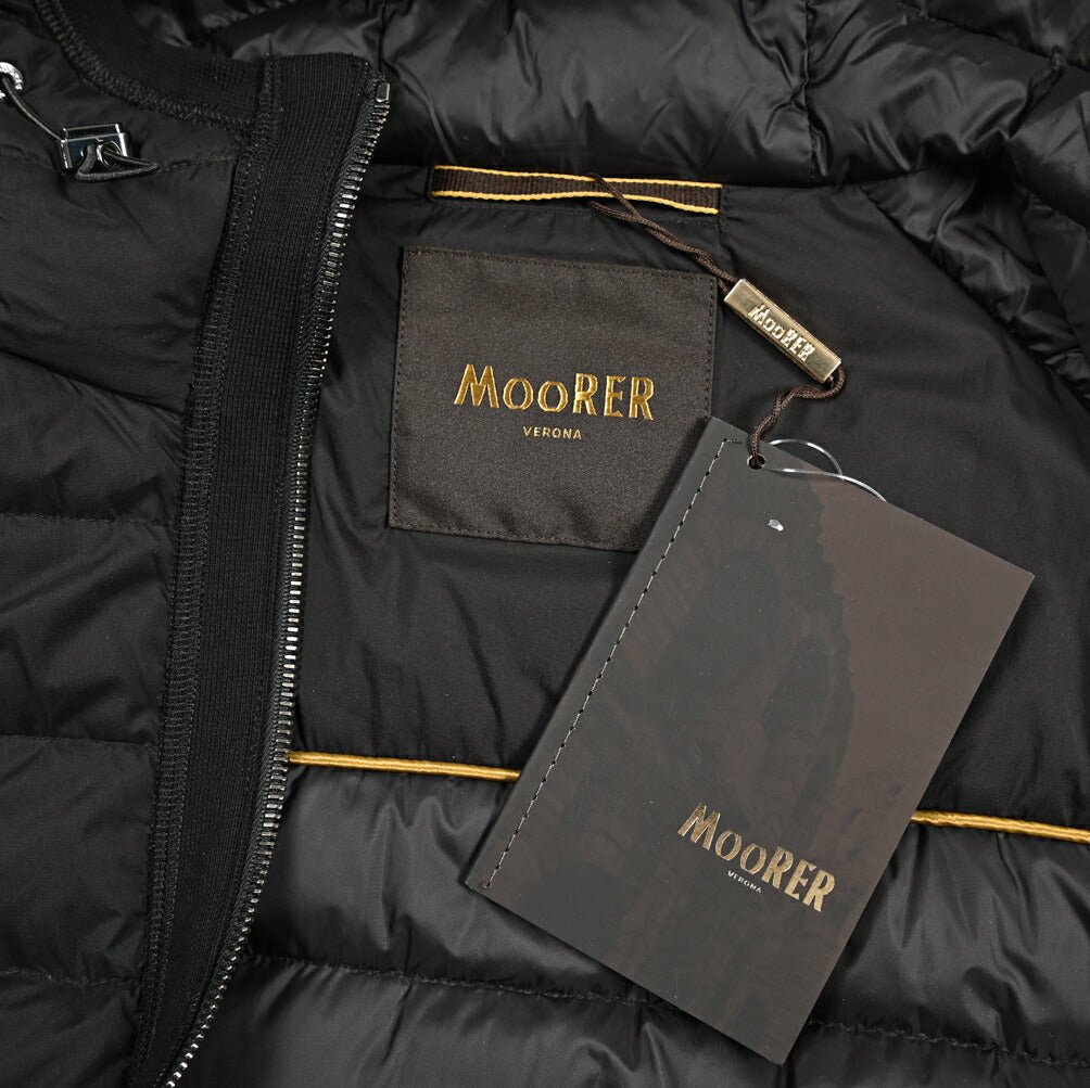 SALE｜MOORER ARDEN - S3F ナイロン/コットン フード付き切り替えグースダウンベスト｜436758｜GUARDAROBA MILANO OFFICIAL STORE