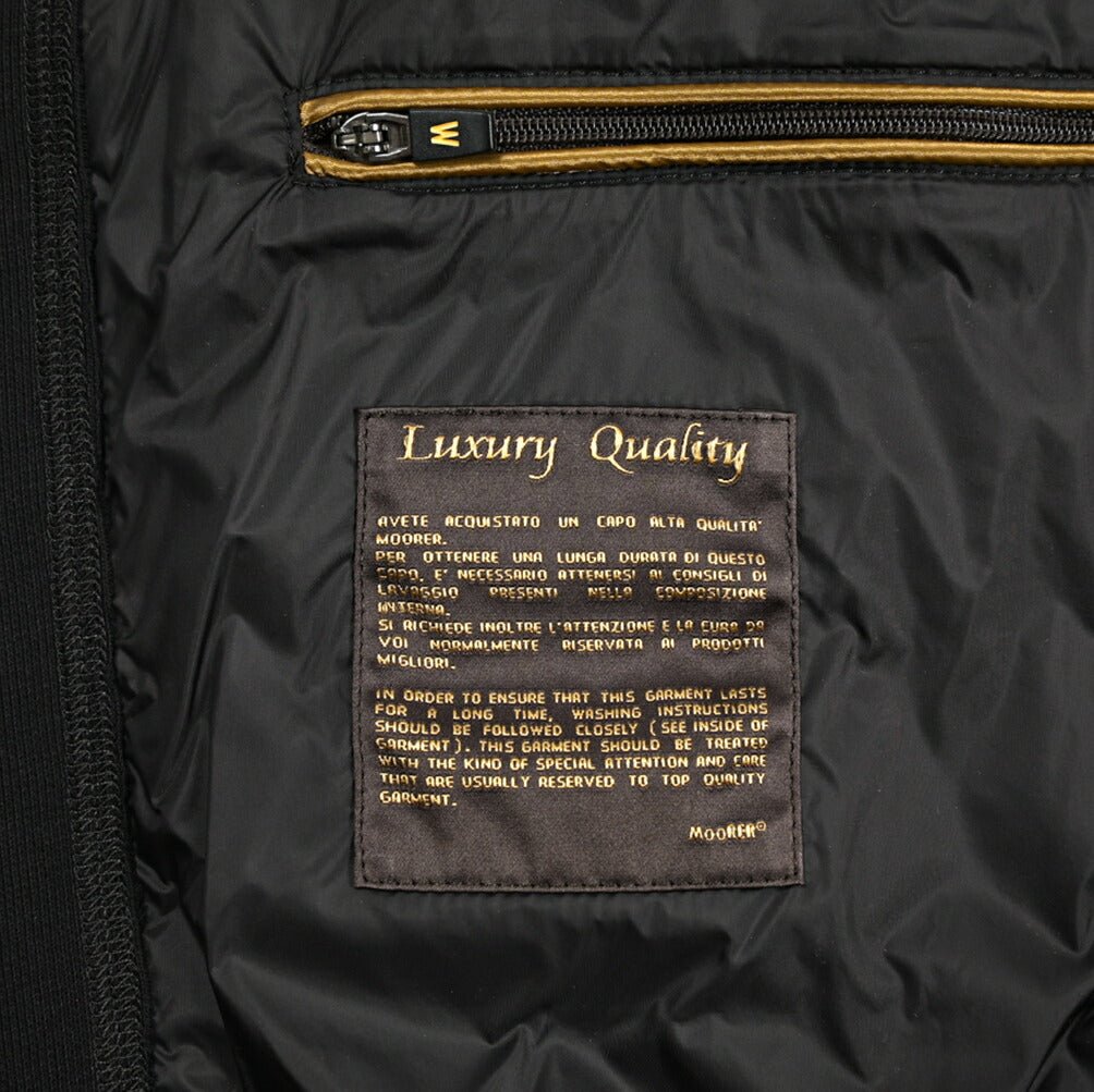 SALE｜MOORER ARDEN - S3F ナイロン/コットン フード付き切り替えグースダウンベスト｜436758｜GUARDAROBA MILANO OFFICIAL STORE