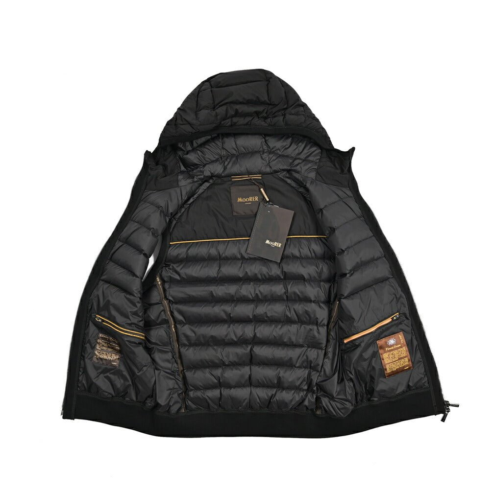 SALE｜MOORER ARDEN - S3F ナイロン/コットン フード付き切り替えグースダウンベスト｜436758｜GUARDAROBA MILANO OFFICIAL STORE