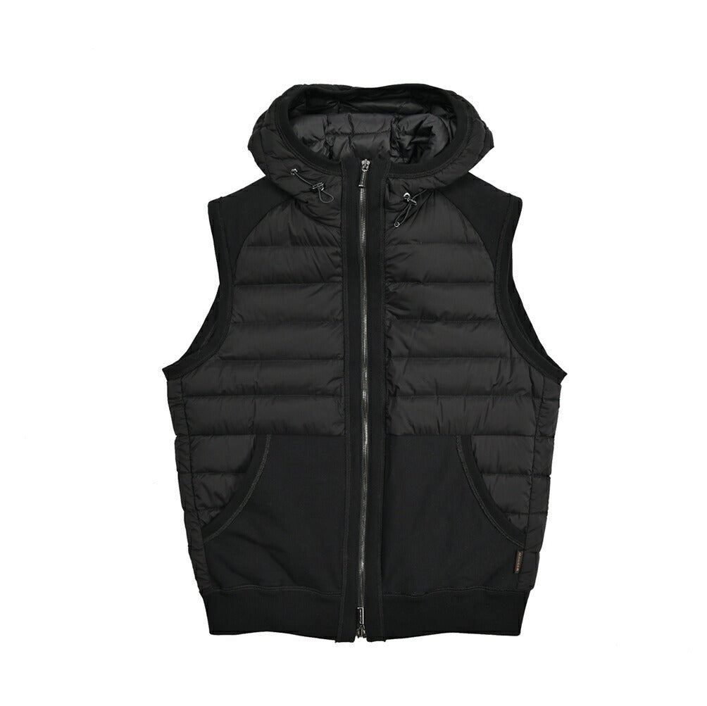SALE｜MOORER ARDEN - S3F ナイロン/コットン フード付き切り替えグースダウンベスト｜436758｜GUARDAROBA MILANO OFFICIAL STORE