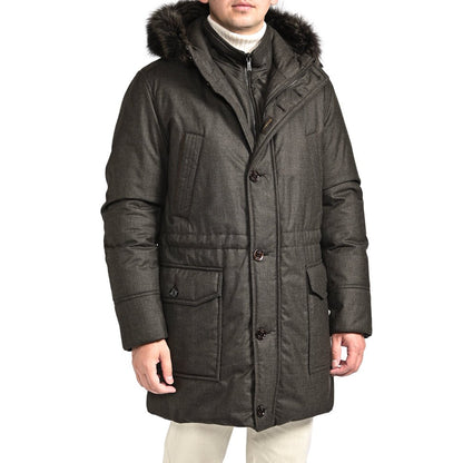 SALE｜MOORER "BALDO - CL" カシミヤ100% ファーフード付きダウンコート (Loro Piana STORM SYSTEM)｜420333 - 46｜GUARDAROBA MILANO OFFICIAL STORE