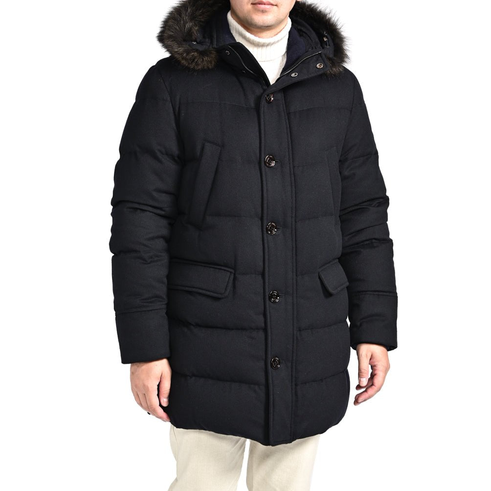 Pre WINTER SALE｜MOORER ムーレー / BARBIERI-IL カシミヤ100% ファー