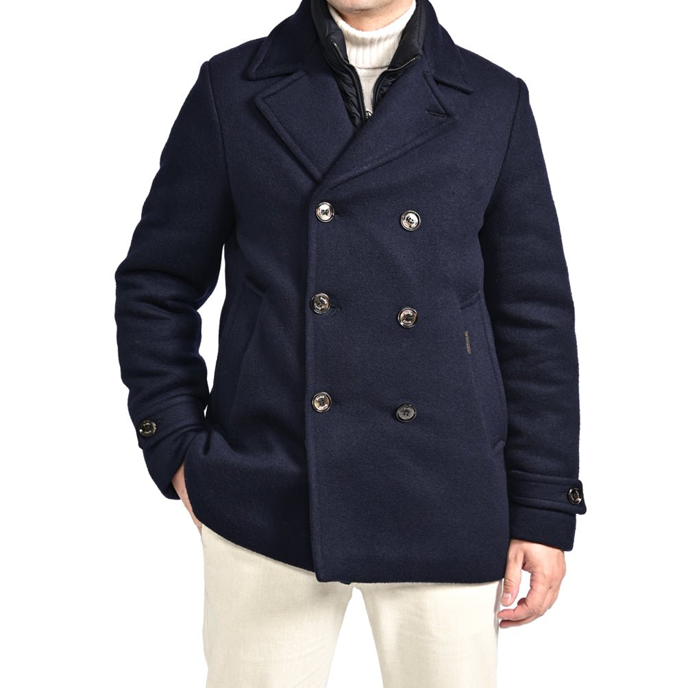 SALE｜MOORER "BOLGI - Y" カシミヤ100% 6BダブルダウンPコート (着脱可能ライナー付き)｜418037｜GUARDAROBA MILANO OFFICIAL STORE