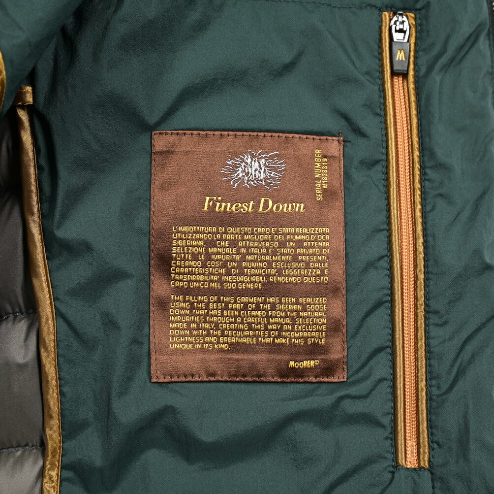 SALE｜MOORER CALAF - S3 軽撥水ポリエステル グースダウンベスト｜436752｜GUARDAROBA MILANO OFFICIAL STORE