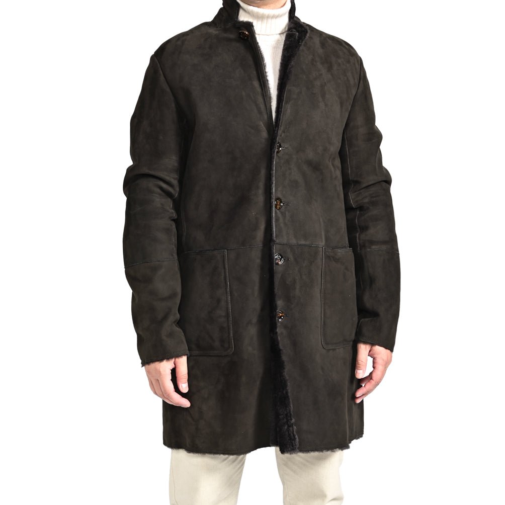 SALE｜MOORER "CARBONI - ME" ムートンレザーコート｜420488｜GUARDAROBA MILANO OFFICIAL STORE