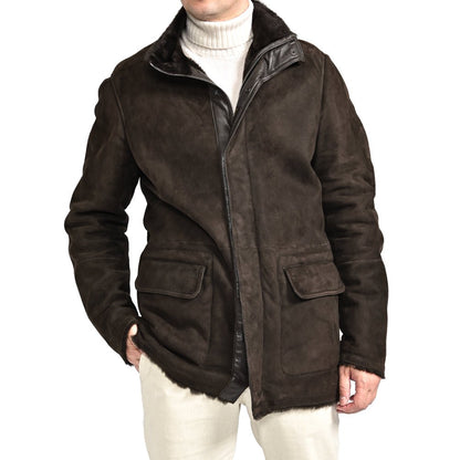 SALE｜MOORER "ETTORE - ME" スタンドカラームートンレザーコート｜420433｜GUARDAROBA MILANO OFFICIAL STORE