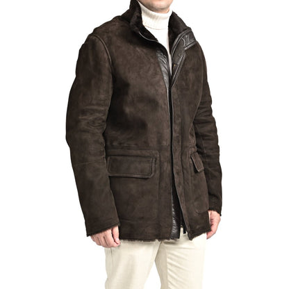 SALE｜MOORER "ETTORE - ME" スタンドカラームートンレザーコート｜420433｜GUARDAROBA MILANO OFFICIAL STORE