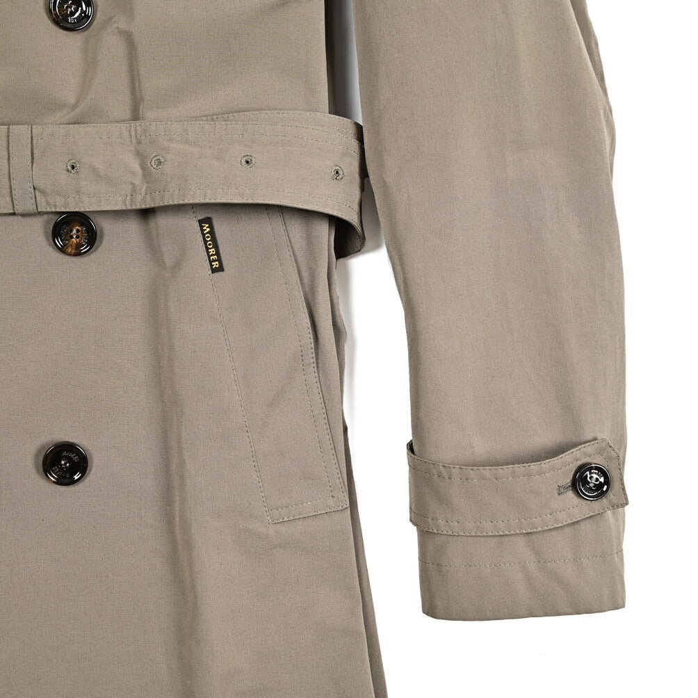 SALE｜MOORER ムーレー / MELFI-WM ポリエステル混コットン トレンチ