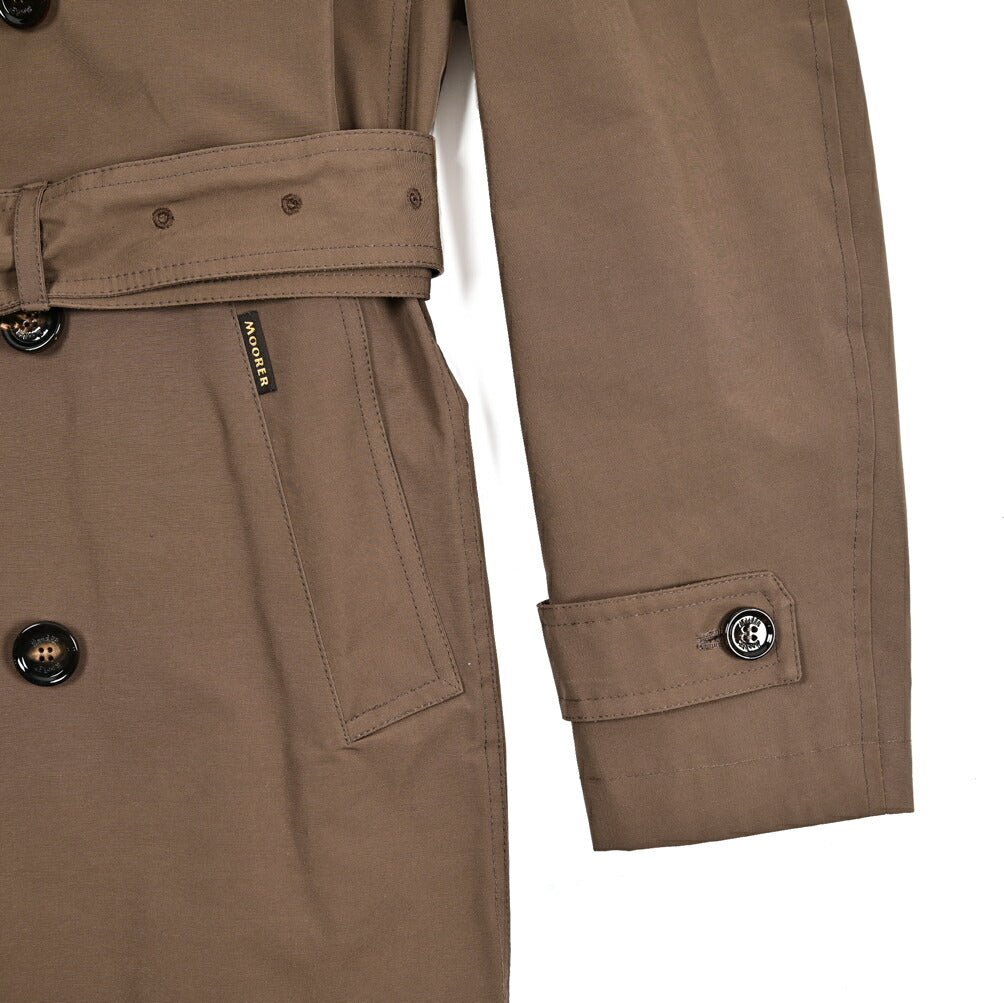 SALE｜MOORER MELFI-WM ポリエステル混コットン トレンチコート