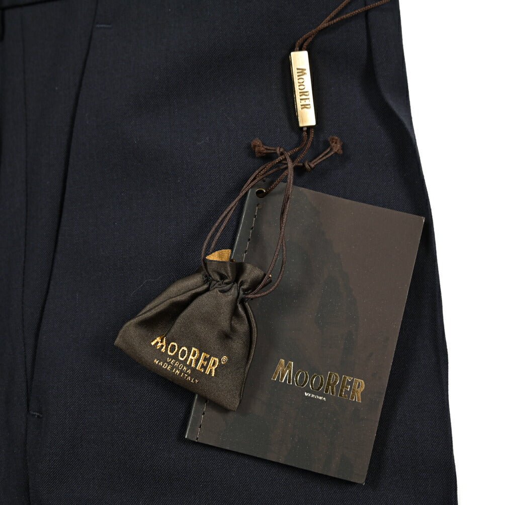 SALE｜MOORER MONTALE AFP ストレッチウール ワンタックスラックス｜418484｜GUARDAROBA MILANO OFFICIAL STORE