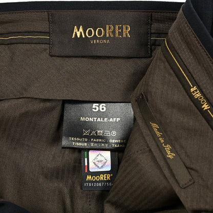 SALE｜MOORER MONTALE AFP ストレッチウール ワンタックスラックス｜418484｜GUARDAROBA MILANO OFFICIAL STORE