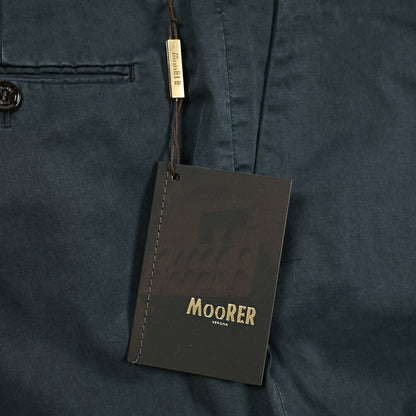 SALE｜MOORER MONTALE AS ストレッチコットン ワンタックチノスラックス｜418461 - 54｜GUARDAROBA MILANO OFFICIAL STORE