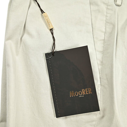 SALE｜MOORER MONTALE AS ストレッチコットン ワンタックスラックス｜418478 - 44｜GUARDAROBA MILANO OFFICIAL STORE