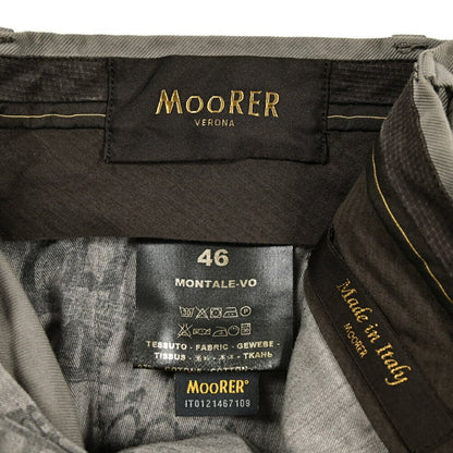 SALE｜MOORER MONTALE VO ストレッチコットン ワンタックチノスラックス｜418445 - 46｜GUARDAROBA MILANO OFFICIAL STORE