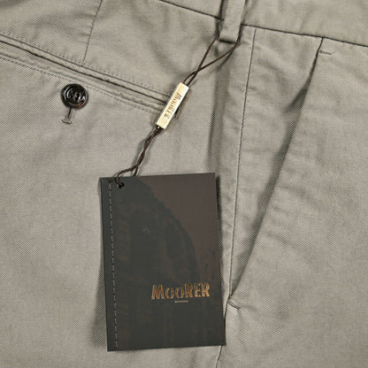 SALE｜MOORER MONTALE VO ストレッチコットン ワンタックチノスラックス｜418445 - 46｜GUARDAROBA MILANO OFFICIAL STORE