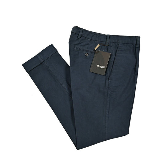 SALE｜MOORER MONTALE VO ストレッチコットン ワンタックスラックス｜418468 - 44｜GUARDAROBA MILANO OFFICIAL STORE