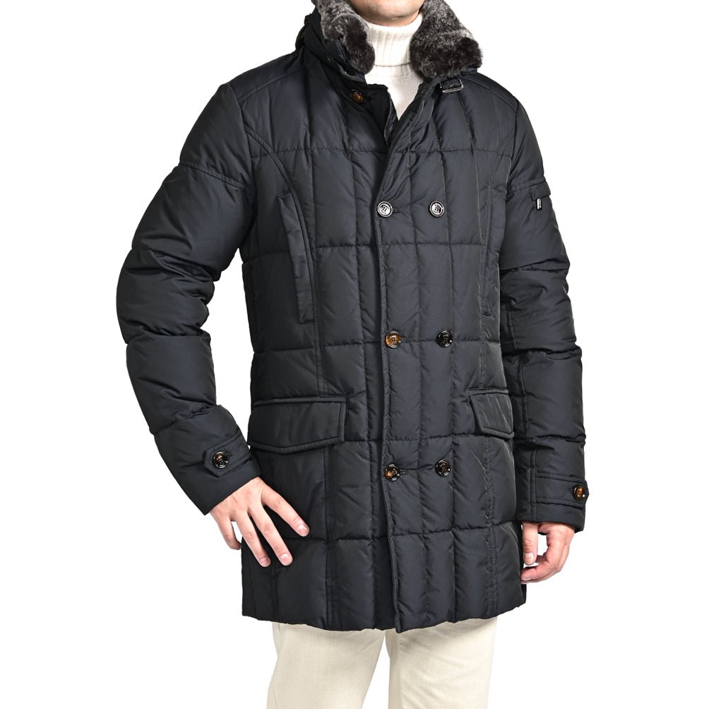 SALE｜MOORER "MORRIS - KM" ポリエステル100% スタンドカラーダウンコート｜420480 - 44｜GUARDAROBA MILANO OFFICIAL STORE