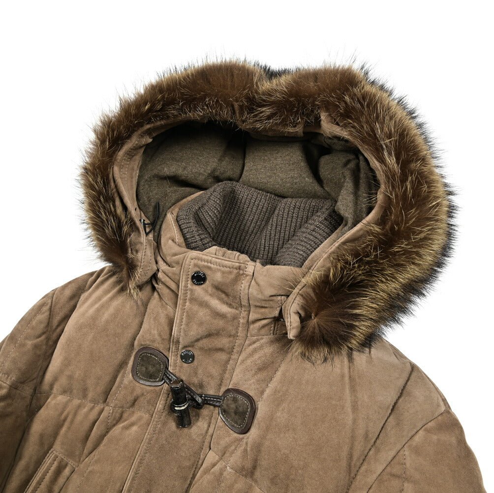 SALE｜MOORER "PARK - UR" スエードレザー フード付きダウンコート｜420431｜GUARDAROBA MILANO OFFICIAL STORE