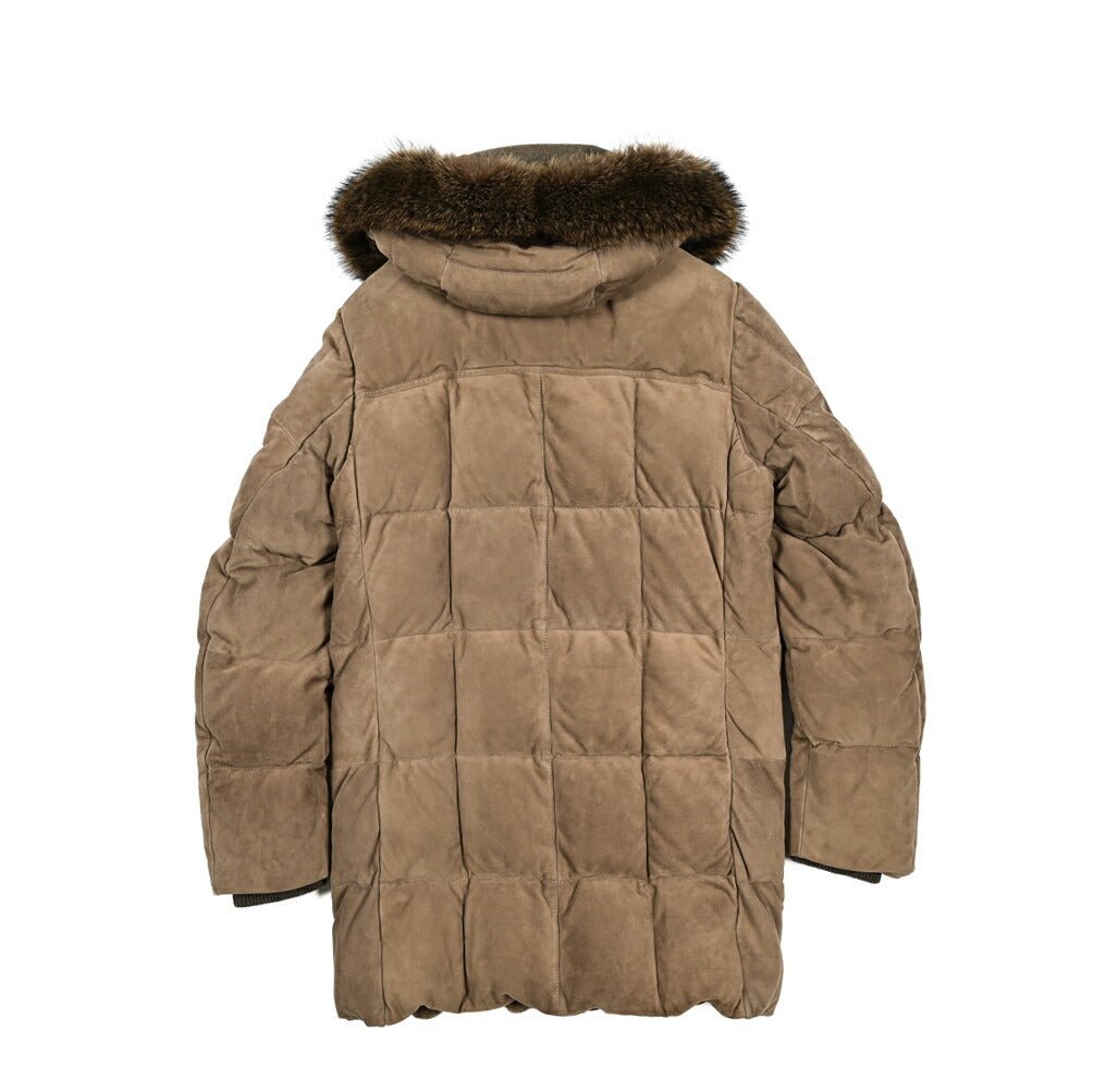 SALE｜MOORER "PARK - UR" スエードレザー フード付きダウンコート｜420431｜GUARDAROBA MILANO OFFICIAL STORE