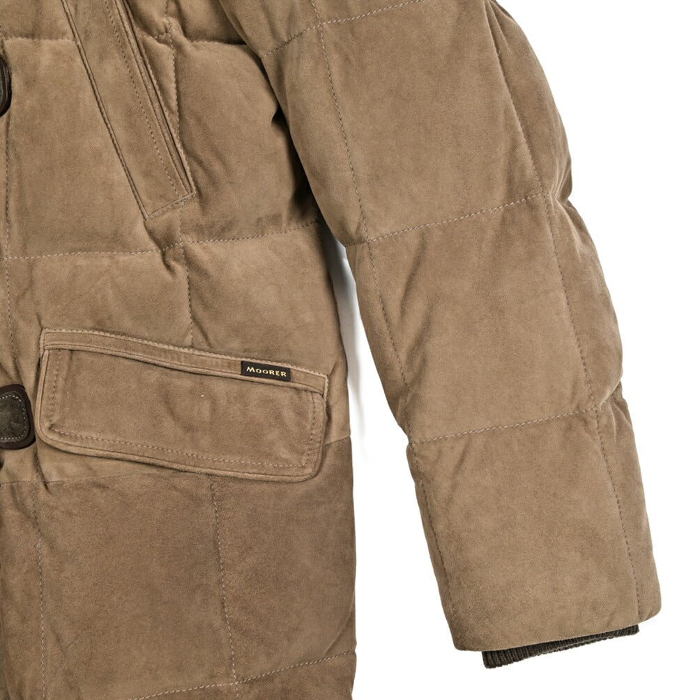 SALE｜MOORER "PARK - UR" スエードレザー フード付きダウンコート｜420431｜GUARDAROBA MILANO OFFICIAL STORE