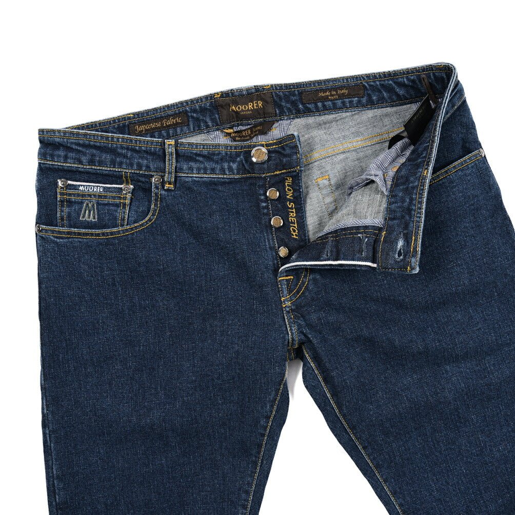 SALE｜MOORER "PILON - DC104" ストレッチデニム 5ポケットジーンズ / 日本製生地｜437162｜GUARDAROBA MILANO OFFICIAL STORE