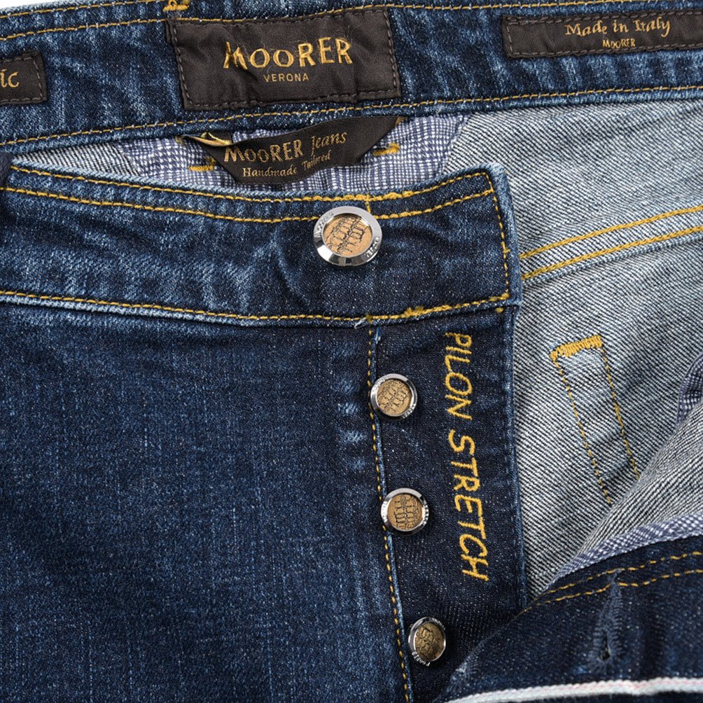 SALE｜MOORER "PILON - DC104" ストレッチデニム 5ポケットジーンズ / 日本製生地｜437162｜GUARDAROBA MILANO OFFICIAL STORE