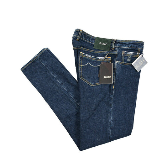 SALE｜MOORER "PILON - DC104" ストレッチデニム 5ポケットジーンズ / 日本製生地｜437162｜GUARDAROBA MILANO OFFICIAL STORE