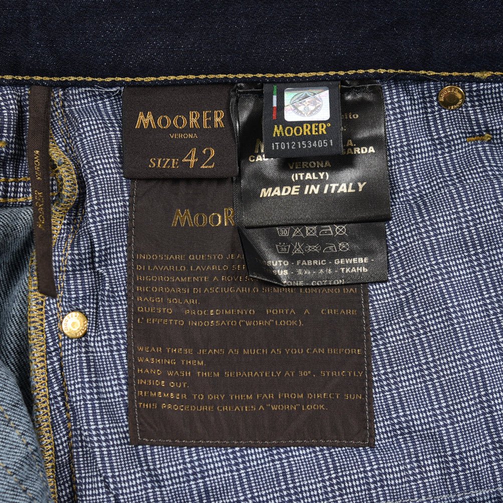 SALE｜MOORER "PILON - DC109" カシミヤ混ストレッチデニム スリムジーンズ / 日本製生地｜437135｜GUARDAROBA MILANO OFFICIAL STORE