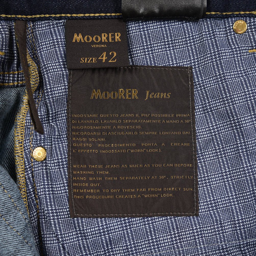 SALE｜MOORER "PILON - DC109" カシミヤ混ストレッチデニム スリムジーンズ / 日本製生地｜437135｜GUARDAROBA MILANO OFFICIAL STORE