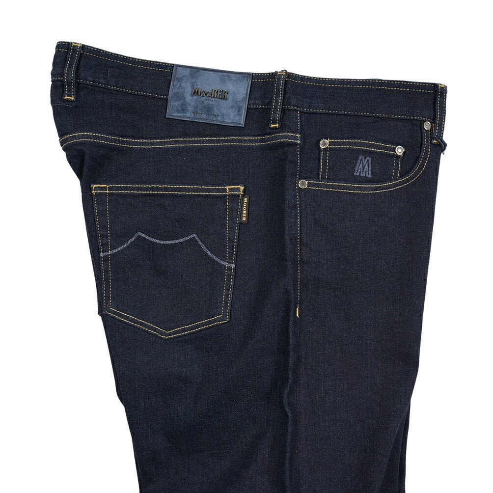 SALE｜MOORER "PILON - DC109" カシミヤ混ストレッチデニム スリムジーンズ / 日本製生地｜437135｜GUARDAROBA MILANO OFFICIAL STORE