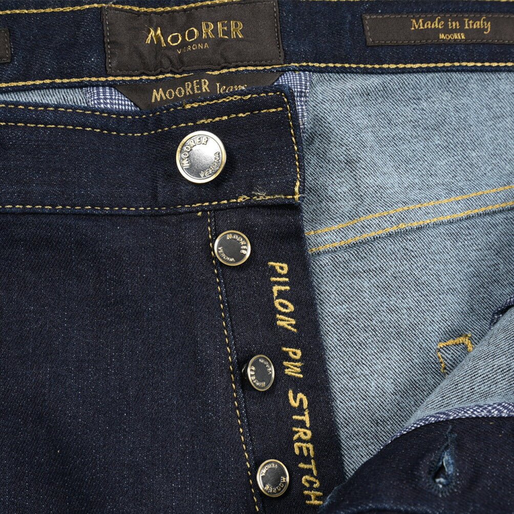SALE｜MOORER "PILON - DC109" カシミヤ混ストレッチデニム スリムジーンズ / 日本製生地｜437135｜GUARDAROBA MILANO OFFICIAL STORE