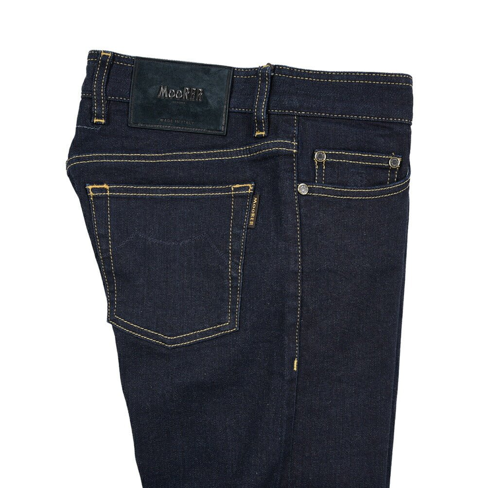 SALE｜MOORER "PILON - DC109" カシミヤ混ストレッチデニム スリムジーンズ / 日本製生地｜437136-30｜GUARDAROBA MILANO OFFICIAL STORE