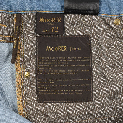 SALE｜MOORER "PILON - PS705" ストレッチデニム 5ポケットジーンズ / 日本製生地｜437154｜GUARDAROBA MILANO OFFICIAL STORE