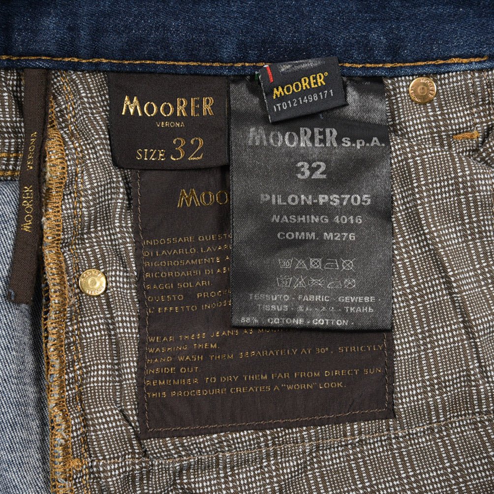 SALE｜MOORER "PILON - PS705" ストレッチデニム 5ポケットジーンズ / 日本製生地｜437155-32｜GUARDAROBA MILANO OFFICIAL STORE