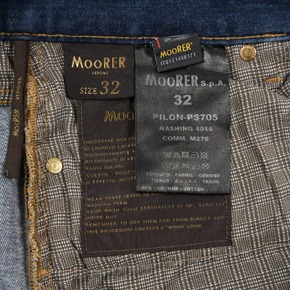 SALE｜MOORER "PILON - PS705" ストレッチデニム 5ポケットジーンズ / 日本製生地｜437155-32｜GUARDAROBA MILANO OFFICIAL STORE