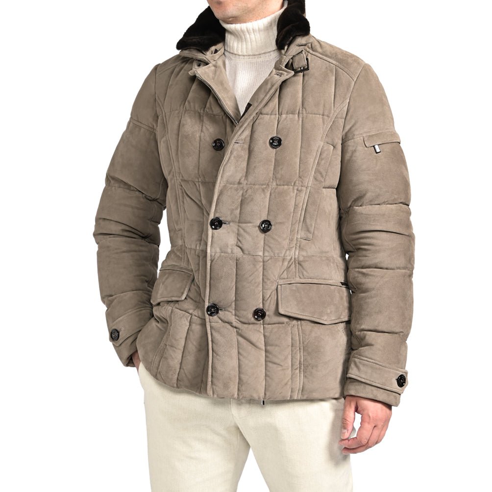 SALE｜MOORER ムーレー / SIRO-UR スエードレザースタンドカラーダウン